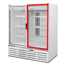 Borracha Gaxeta Para Metalfrio Vb40 Expositora Refrigeradora Bebidas 403 Litros 63x130 Original