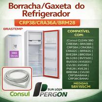Borracha Geladeira Consul Brastemp 380L CRP38 BRA38D Pergon Original Vedação 155x58