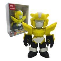Borracha Gigante Robo Lutador Espacial - Amarelo