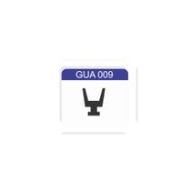 Borracha guarnição vedação vidro linhas 25 30 42 gua-009 rolo 50 mts