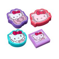 Borracha hello kitty com 04 unidades sortidas leo&leo