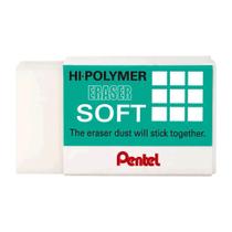 Borracha Hi-Polymer Eraser Soft (Médio) - Pentel