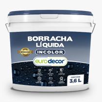Borracha Liquida 3,6 Litros Incolor - 03.01.01.0070 - EURODECOR Borracha Liquida 3,6 Litros Incolor - 03.01.01.0070 - EURODECOR