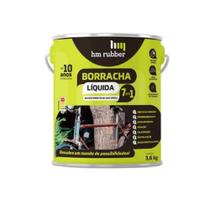 Borracha Liquida Direto Na Ferrugem 7 Em 1 Hm Rubber 3,6kg