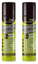 Borracha Liquida HM Rubber Spray 7 em 1 kit 02 Unidades de 400ml