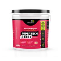 Borracha Liquida Impermeabilizante 3,6 BRANCA Impertech 3 em 1 HM Hubber