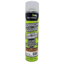 Borracha Líquida Impermeável Spray Cinza Hm Rubber 400ml Borracha Líquida Impermeável Spray Cinza Hm Rubber 400ml