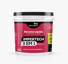 Borracha Líquida Impertech 3 em 1 14kg Hm Rubber Tinta