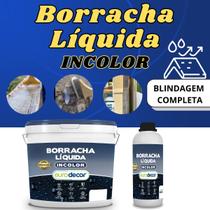 Borracha Líquida Incolor Multiuso Para Impermeabilização Fissuras Trincas e Infiltração Eurodecor Borracha Líquida Incolor Multiuso Para Impermeabilização Fissuras Trincas e Infiltração Eurodecor