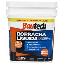 Borracha Líquida para Interior e Exterior Cinza Grafite 20 Kilos - 23429 - BAUTECH