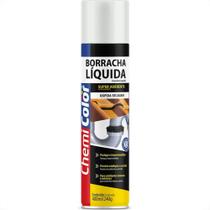 Borracha Liquida Spray Impermeabilizante Chemicolor Branca 400Ml/240G. Borracha Liquida Spray Impermeabilizante Chemicolor Branca 400Ml/240G.