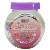 Borracha Mini Dreams Fantasia Kawaii 20 Unidades Tilibra