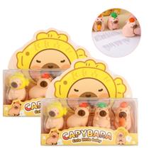 Borracha Mini Escolar 8 Unidades Modelo Capivara Estilosa Kawaii