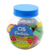 Borracha Mini Fantasia com 20 Unidades CIS Frutas Borracha Mini Fantasia com 20 Unidades CIS Frutas