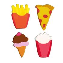 Borracha Mini Foods Pote Com 20 Unid