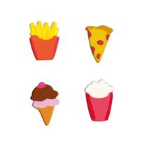 Borracha Mini Foods - Pote com 20 Unidades