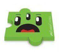 Borracha Monster Puzzle Verde