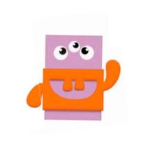 Borracha Monstrinho Leo&Leo Roxo Roxo