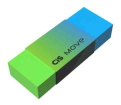 Borracha Move Degradê Azul e Verde Neon Cis Borracha Move Degradê Azul e Verde Neon Cis