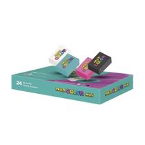 Borracha Multicolor Faber Mini - Embalagem com 24 Unidades Borracha Multicolor Faber Mini - Embalagem com 24 Unidades