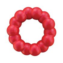 Borracha natural Chew Toy KONG Ring para saúde bucal de cães