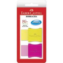 Borracha neon com cinta plastica faber castell -cartela com 2 un