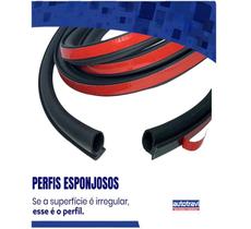 Borracha Oca Auto Adesiva para Vedação Multiuso - 1 Metro