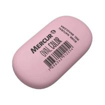 Borracha oval plástica natural Mercur com 1 unidade, escolha a cor