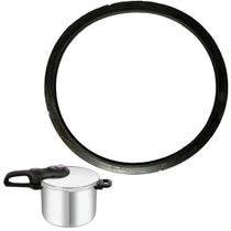 Borracha Panela Pressão Rochedo Inox 6 E 8 Litros Preto Com Pique Anel Vedação Acessórios Cozinha