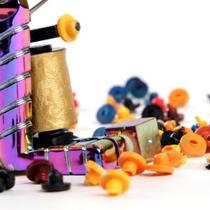 Borracha para Haste de Agulha- 50 Unidades em Cores Sortidas