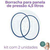 Borracha para panela de pressão 4,5 litros Silicone 2 unidades