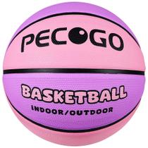 Borracha PECOGO de basquete, tamanho 6, 72 cm, interior e exterior