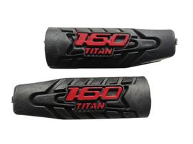 Borracha Pedal Estribo Titan Fan 160 Personalizada Vermelho