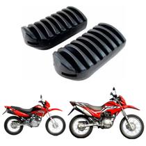 Borracha Pedaleira Dianteira Bros 125 150 Par