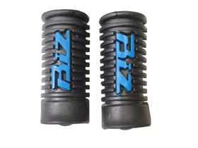 Borracha Pedaleira Estribo Dianteira Azul Biz 100 125 Até 15