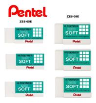 Borracha Pentel Hi-polymer Soft - Zes-08e E Zes-05e Kit C/6