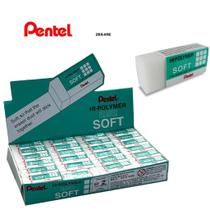 Borracha Pentel HiPolymer Branca Tecnica Escolar Atacado 48