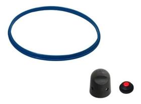 Borracha Peso E Válvula Panela Pressão Clock Antiga 4,5 L Az