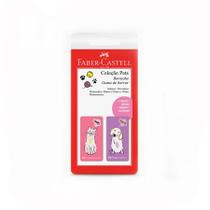 Borracha Pets Rosa e Roxa SM/7024PETRR com 2 unidades - Faber-Castell Borracha Pets Rosa e Roxa SM/7024PETRR com 2 unidades - Faber-Castell