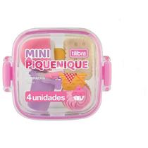 Borracha Piquenique Mini com 4 Unidades Tilibra 353116