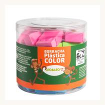 Borracha Plástica Color (Pote c/ 24 unidades) Leo&Leo Leonora - 4680 Borracha Plástica Color (Pote c/ 24 unidades) Leo&Leo Leonora - 4680