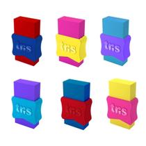Borracha Plastica School Neon - Com Capa - Tris -