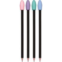 Borracha Ponteira Bazze Cores Pastel
