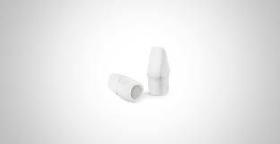 Borracha Ponteira Branca Kit c/ 2 ponteiras - BO0010 - BRW