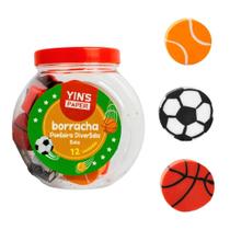 Borracha Ponteira Divertida pote com 12 unidades YIN'S PAPER Bola Borracha Ponteira Divertida pote com 12 unidades YIN'S PAPER Bola
