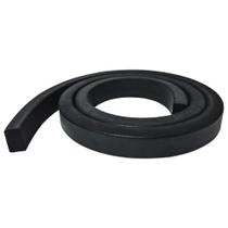 Borracha Preta Esponjosa 18X11mm - 1 Metro