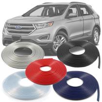 Borracha Protetor de Borda Ford Edge 2012 13 14 15 16 17 18 19 - 10 Metros Fabricado em PVC Encaixe Autoadesivo