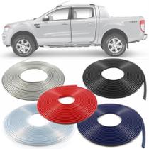 Borracha Protetor de Borda Ford Ranger 1999 00 01 02 03 04 05 06 07 08 09 10 11 12 13 14 15 16 17 18 19 - 10 Metros Fabricado em PVC Encaixe Autoadesi