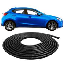 Borracha Protetora Borda Portas Carro Universal 10 M Preta Borracha Protetora Borda Portas Carro Universal 10 M Preta