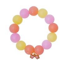 Borracha Pulseira Beads Holic Charm com Pingente Tris Borracha Pulseira Beads Holic Charm com Pingente Tris